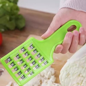 <b>Vegetable</b> <b>Shredder</b> Plastic Stainless Steel Blade Manual For Cabbage Potato Carrot Easy To Clean Fruit <b>Vegetable</b> Tools - Product Image 4