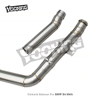 Système d'échappement SS304 pour BMW X3/X4 M40i 3.0T 2018-2025, échappement Catback à soupape électronique avec contrôleur indépendant