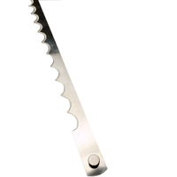 Coupe-dents pour trancheuse à pain, aiguiseur de lames, lame de scie ondulée, lames de couteau à pain, acier au carbone et acier inoxydable 275x11x0.4mm