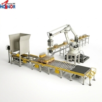 Bras de palettisation robotisé KUKA/FANUC/KAWASAKI/ABB/Chine pour la manutention de bouteilles, sacs et boîtes, capacité 250 kg