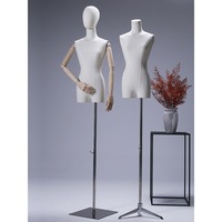Mannequin femme de luxe en plastique, demi-corps, nouveauté