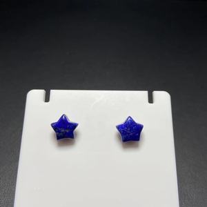 Orecchini in argento sterling 925 con pietre preziose curative di cristallo naturale in cristallo grezzo - Product Image 3