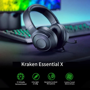 <span class=keywords><strong>Kraken</strong></span> X 7.1 Surround Sound <span class=keywords><strong>Casque</strong></span> de jeu filaire avec pilotes de 40mm Microphone HD Vocalisme dynamique et ANC pour les joueurs PC - Product Image 5