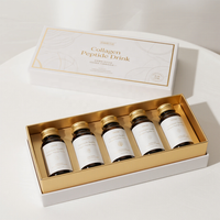 Boîtes rigides écologiques personnalisées pour l'emballage des peptides et coffret cadeau haut de gamme avec collagène peptide pour la santé et les médicaments