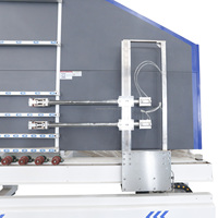 Machine de perçage et de fraisage verticale CNC pour verre avec commande PLC, moteur et pompe, haute sécurité, 380V 13kw