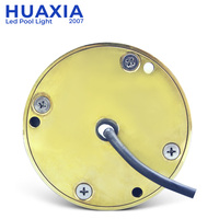 Lampe LED sous-marine portable Huaxia haute puissance 60W RGBW en acier inoxydable, étanche IP68, pour piscine