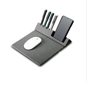 ขาตั้งแล็ปท็อปอเนกประสงค์แบบพกพา ทำจากหนัง PU คุณภาพสูง งานแฮนด์เมด หรูหรา ทันสมัย พร้อมปากกา ของขวัญส่งเสริมการขายสำหรับธุรกิจ - Product Image 5