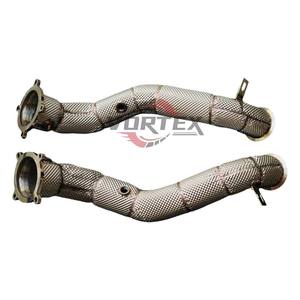 ระบบท่อไอเสียแบบ Catback ยี่ห้อ Vortex OEM รุ่น Titanium Valvetronic สำหรับ McLaren 720 แบบตรงพร้อมท่อดาวน์ไปป์ - Product Image 5