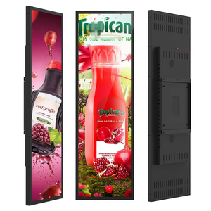 24 inch Dải kỹ thuật số Kệ cạnh quảng cáo kéo dài <span class=keywords><strong>LCD</strong></span> signage thanh Màn hình hiển thị cho cửa hàng mua sắm - Product Image 2