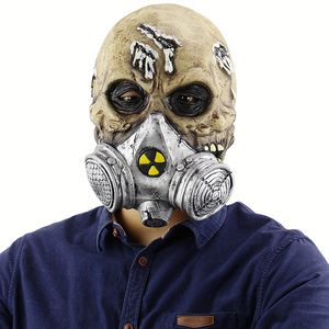 Maschera in Latex di Zombie <span class=keywords><strong>Horror</strong></span> per Halloween, Maschera Spaventosa e Sanguinante per Feste in Maschera, Design Personalizzato - Product Image 6