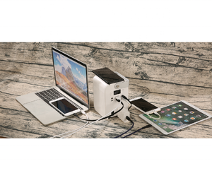 Портативная электростанция, солнечный генератор, высокая мощность, 27000 мАч, DC/AC, светодиодный фонарь, пусковое устройство для автомобиля, грузовика, мотоцикла, 100 Вт, 700 А - Product Image 6