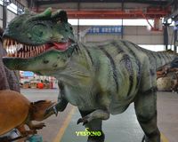 Dinosaure animatronique personnalisé, Allosaurus animé pour jardin, centre commercial, exposition
