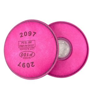 Nhà Máy Bán Tái Sử Dụng Nửa Khuôn Mặt Nạ 7502 Đôi Hạt Bộ Lọc Có Thể Giặt Silicone Mặt Nạ Khí Với Có Thể Điều Chỉnh Ban Nhạc Đầu - Product Image 5