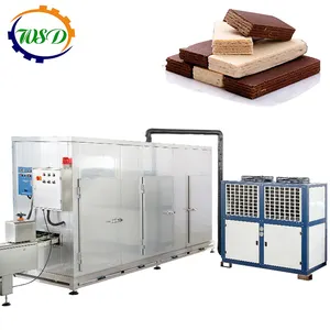 Línea de producción económica de palitos de oblea/máquina completa de helados, máquina industrial para hacer gofres, máquina económica para hacer obleas de chocolate