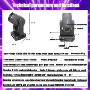 Barra <span class=keywords><strong>de</strong></span> Luz LED para Escenario, AC100-240V, Amplio Voltaje, 380W, 17kg <span class=keywords><strong>de</strong></span> Peso Neto, 13 Colores, Múltiples Patrones, Luz Ambiental Profesional para <span class=keywords><strong>Discoteca</strong></span> - Product Image 2