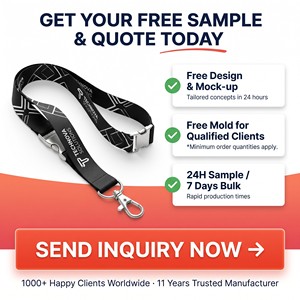 Cordón Personalizado Juhong Modelo 230 Ecológico Profesional de Nailon con Gancho Desmontable para Gancho de 16mm, Clip VIP Bull Dog Dorado, para la Vuelta al Cole - Product Image 6