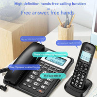 339 Téléphone Fixe Sans Fil en Gros pour Bureau d'Affaires et Maison, Téléphone Portable pour Conférence
