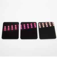 Filtres optiques en verre Yangxin ND128 ND256 ND512 pour l'éclairage des appareils photo, transmission >90%, formes circulaires/carrées, personnalisables
