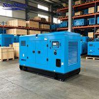 SinoShine 200KW groupe électrogène Diesel silencieux refroidi à l'eau triphasé  de transfert automatique ATS 400V