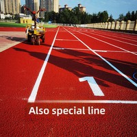 Material de Superficie para Pista de Atletismo Sintética EPDMPU Transpirable, Antideslizante, Ecológico y con Absorción de Impactos para Deportes Profesionales