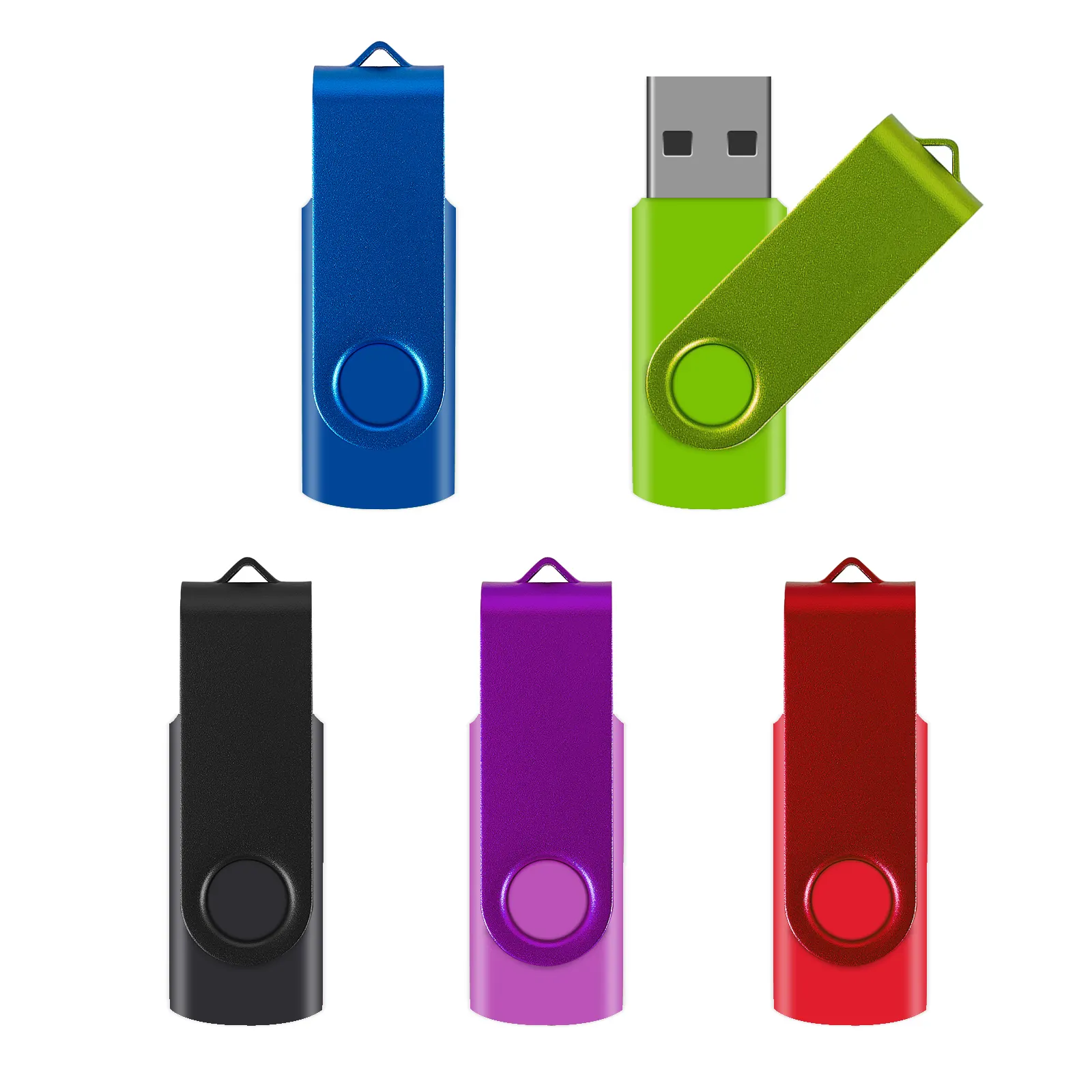 High-Speed 32GB USB 2.0 Flash Drive New Metal Pen Drive Disk Memory Stick Thumb Drive