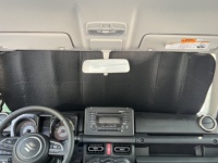Penahan Panas Kaca Depan Universal Jimny Bahan Polyester, Pelindung Sinar Matahari, Aksesoris Interior Mobil