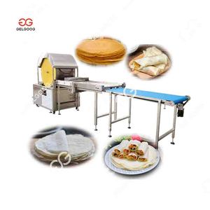 เครื่องห่อ Lumpia อัตโนมัติแผ่นซาโมซ่า / สปริงโรลสายการผลิตผิวม้วนไข่สปริงม้วนเครื่องห่อ - Product Image 1