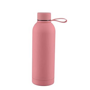 Stainless Steel Vacuum Insulated Water <b>Bottle</b> With Rope Minimalist Design For Travel - Product Image 6