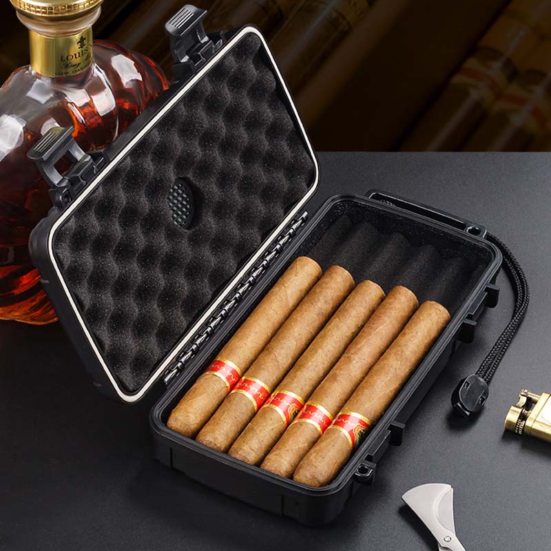 Waterproof Plastic Portable Travel Cigar Humidor Humidifier Box for Cigar|  Alibaba.com