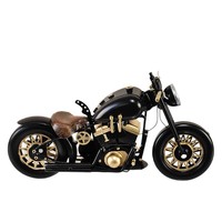 Cadeaux faits à la main, décoration intérieure, accessoires de style américain, œuvres d'art en métal, miniatures de motos Harley en métal moulé sous pression