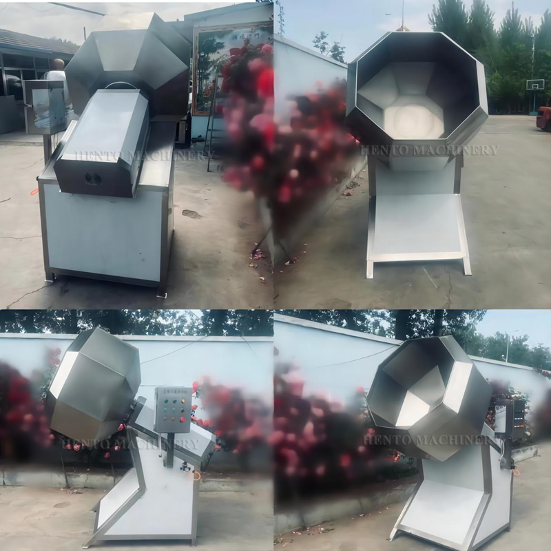HENTO Máy Gia Vị Hương Vị Nhà Máy/Máy Phủ Bột/Máy Trộn Thực Phẩm