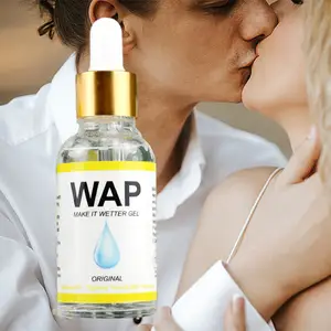 Venta al por mayor personalizable WAP hace más húmedo Vagina Lubricación naturaleza Hierbas Yoni limo WAP botellas apretar Equilibrio pH