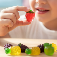 OEM Groothandel 3D Fruitvormige Gummy Candy Bulk Fruitige Gemengde Smaken Jelly Snoepjes Zachte Snoepjes voor Kinder Verjaardagsfeestjes Cadeautjes