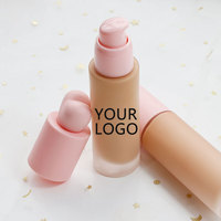 Meilleur fond de teint végétalien SPF20, maquillage professionnel, cosmétiques de marque privée avec correcteur, sérum teinté, base liquide
