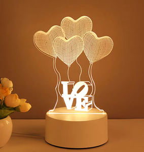 Veilleuse LED Moderne Personnalisée Anime Noël 3D RGB Contrôle par Interrupteur Alimentée par USB/Type-C Dimmable pour Chambre d'Enfant Décoration de la Maison - Product Image 3