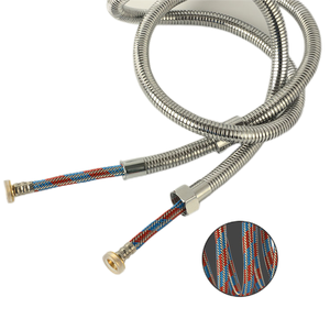 جودة عالية 2 متر أنابيب دش مرنة الحمام واقية من الانفجار رأس خرطوم دش - Product Image 5