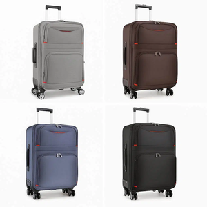 Valigia di Grande Capacità e Resistente con Ruote Girevoli a 360 Gradi, Realizzata <span class=keywords><strong>in</strong></span> <span class=keywords><strong>Tessuto</strong></span> Oxford, con Stile Vintage - Product Image 5