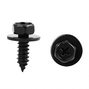 Vis autotaraudeuse à tête hexagonale 9015960498 pour Toyota Lexus, fixation métallique pour garde-boue et pare-chocs, droite, métrique, en fer - Product Image 1