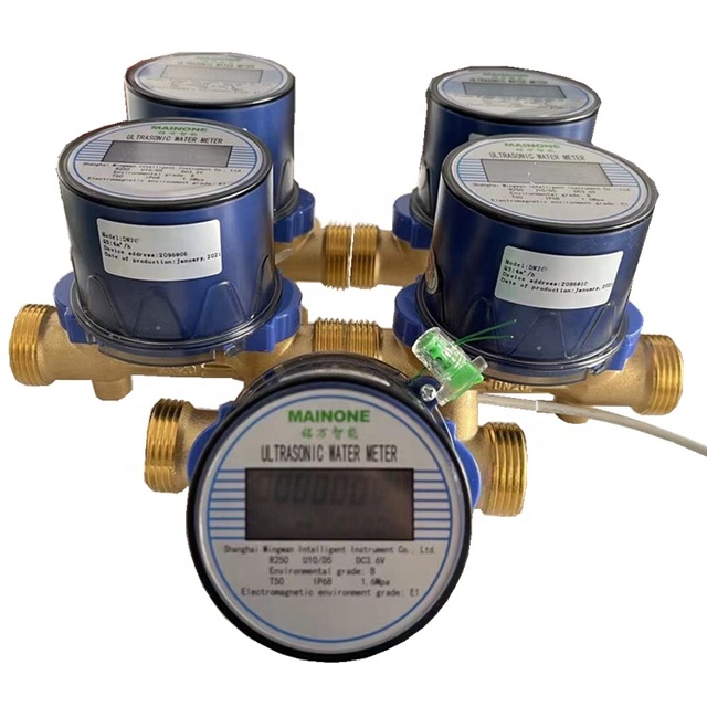 AMR Ultrasonic Smart Water Meter Modbus/Lora/Lorawan/Gsm/Nb-iot Water Meter15mm