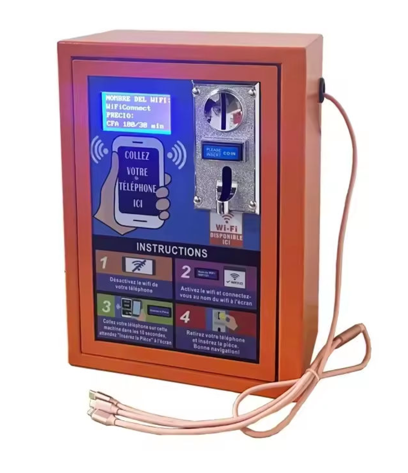 Coin Operated WiFi Vending Machine Self-Service Public WiFi Hotspot ...