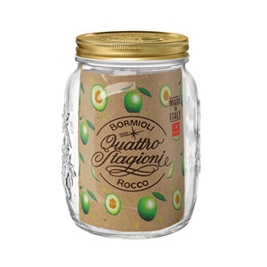 Bormioli Rocco 4 Stagioni Glass Jar, 2 L, H 19 cm, Ø 14.3 cm, without Lid - Product Image 1