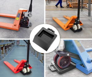<span class=keywords><strong>Cale</strong></span> <span class=keywords><strong>de</strong></span> <span class=keywords><strong>roue</strong></span> en caoutchouc robuste, spécialement conçue pour transpalettes manuels, antidérapante, pour transpalettes / chariots à palettes - Product Image 5