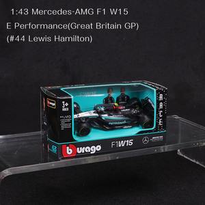 Bburago 2023 <span class=keywords><strong>Mercedes</strong></span> AMG W14 <span class=keywords><strong>E</strong></span> <span class=keywords><strong>Formula</strong></span> Racing Static Diecast Model 1:43 Scale Metal and Plastic Driver Figure Car Toys - Product Image 5