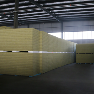 Haute compression pour panneaux sandwich utilisés matériau <span class=keywords><strong>de</strong></span> base lamelle panneau <span class=keywords><strong>de</strong></span> <span class=keywords><strong>laine</strong></span> <span class=keywords><strong>de</strong></span> <span class=keywords><strong>roche</strong></span> - Product Image 4