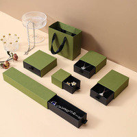 Boîte à bijoux coulissante en gros pour colliers, pendentifs, boucles d'oreilles, bagues et bracelets – Emballage cadeau avec tiroir