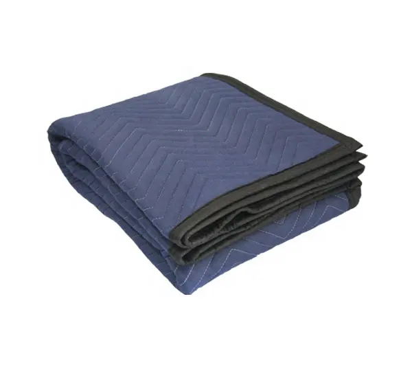 Anpassbare enge Zickzack-Doppel verriegelung BLACK Stitching Vliesstoff Econo Lt-Moving Blanket für den Möbels chutz