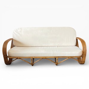 Coastal Style Wicker <b>Rattan</b> <b>Sofa</b> Lounge Chair Handmade Natural <b>Rattan</b> Seating <b>Sofa</b> Indoor Outdoor Furniture - Product Image 1