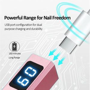 Lámpara de Uñas LED UV Portátil USB Recargable, Secador de Uñas de Mano con Pantalla LED, Secado Rápido, Manicura Profesional, Hecha de Plástico Resistente - Product Image 6