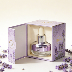 Bouteille en verre vide ronde rechargeable, blanche brillante, pour emballage cosmétique, bouteille d'huile essentielle - Product Image 5