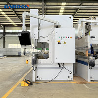 Máquina de Doblado CNC Híbrida PDS110/4100 de 110 Toneladas y 4100 mm para Fabricación de Gabinetes HVAC y Puertas Metálicas